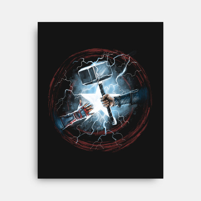 Worthy Of Mjolnir-None-Stretched-Canvas-zascanauta