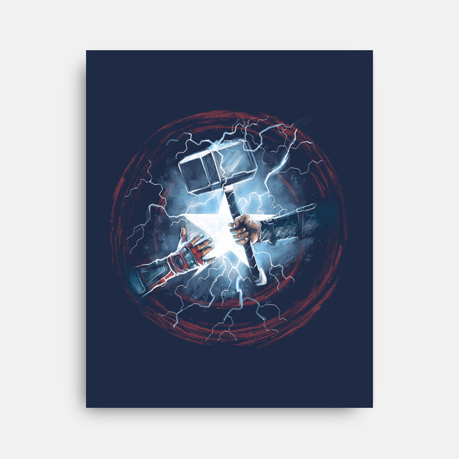 Worthy Of Mjolnir-None-Stretched-Canvas-zascanauta