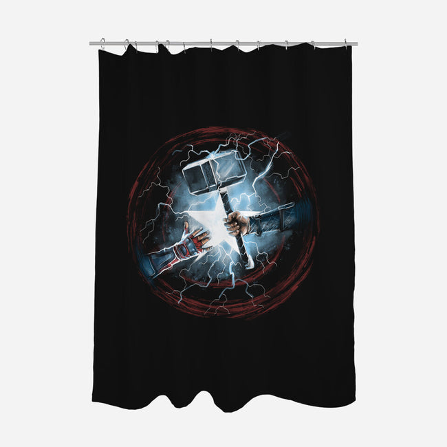 Worthy Of Mjolnir-None-Polyester-Shower Curtain-zascanauta