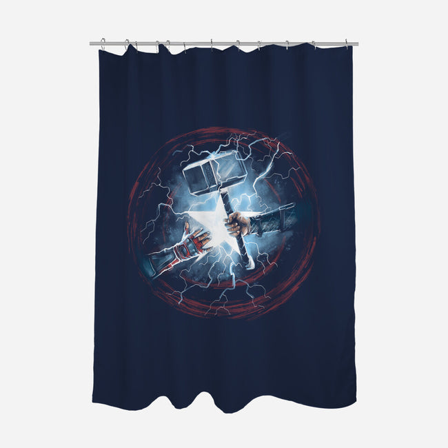 Worthy Of Mjolnir-None-Polyester-Shower Curtain-zascanauta