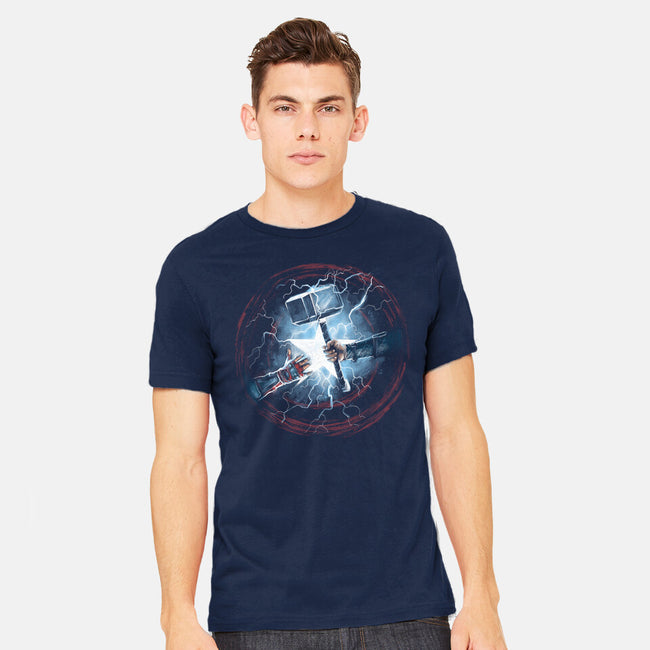 Worthy Of Mjolnir-Mens-Heavyweight-Tee-zascanauta