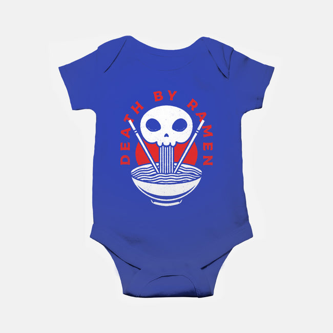 Death By Ramen Worth It-Baby-Basic-Onesie-Alundrart