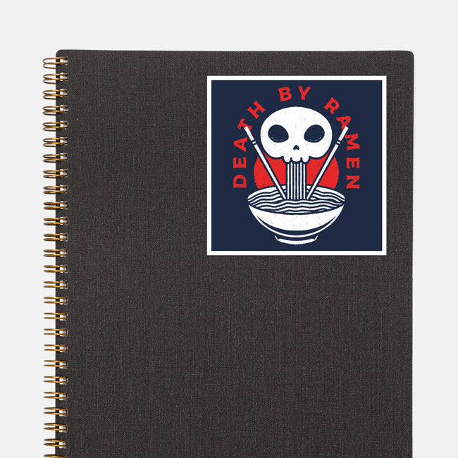Death By Ramen Worth It-None-Glossy-Sticker-Alundrart