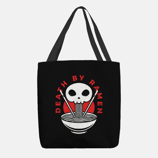 Death By Ramen Worth It-None-Basic Tote-Bag-Alundrart