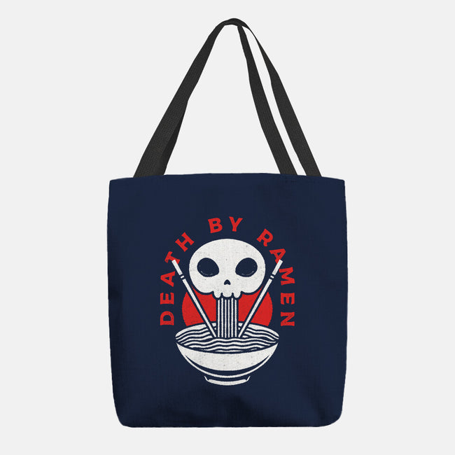 Death By Ramen Worth It-None-Basic Tote-Bag-Alundrart