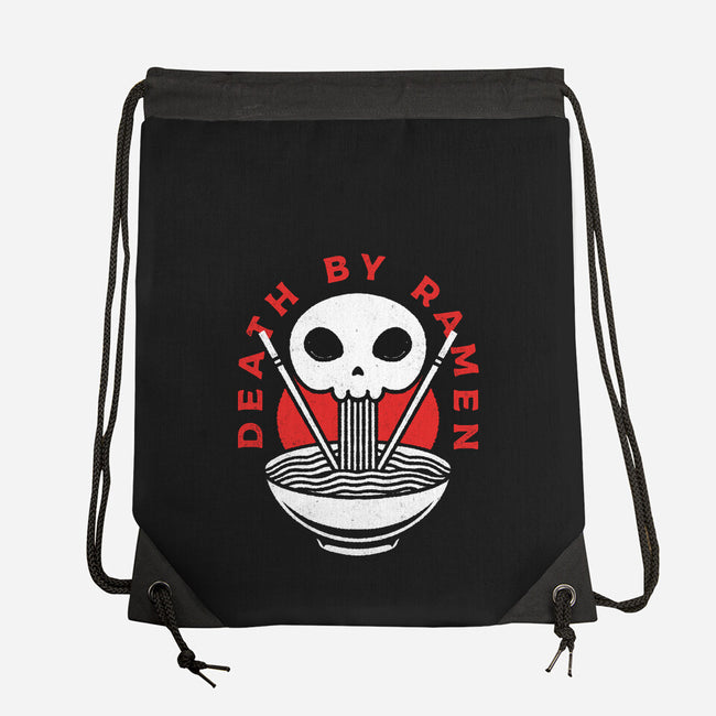 Death By Ramen Worth It-None-Drawstring-Bag-Alundrart