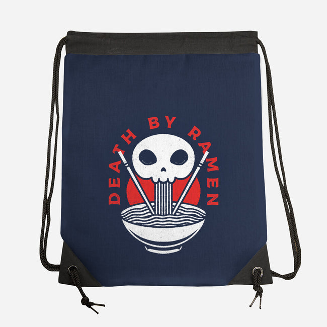 Death By Ramen Worth It-None-Drawstring-Bag-Alundrart
