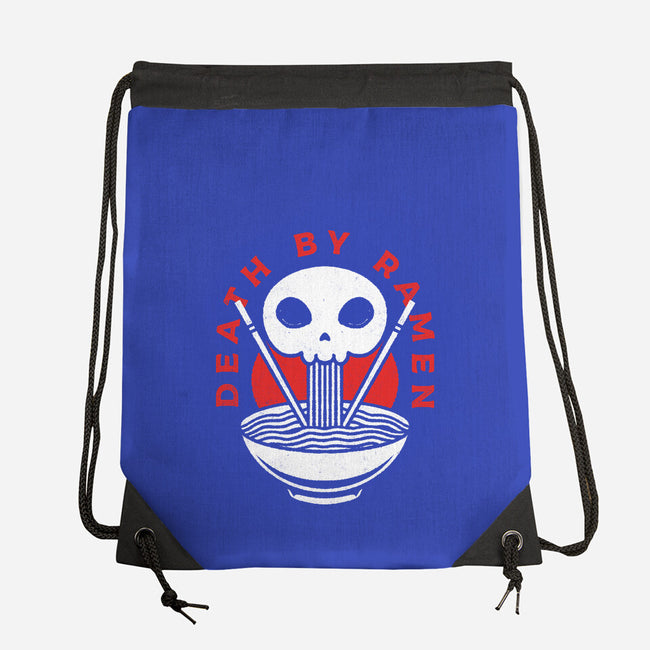 Death By Ramen Worth It-None-Drawstring-Bag-Alundrart