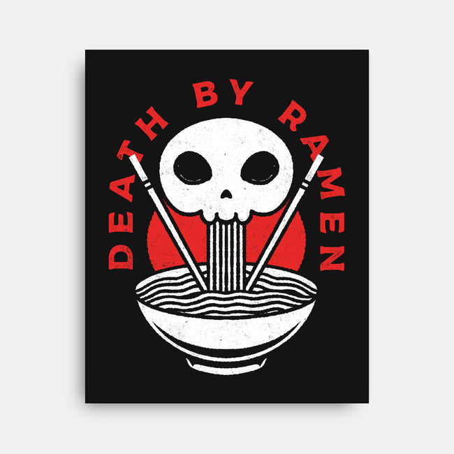 Death By Ramen Worth It-None-Stretched-Canvas-Alundrart