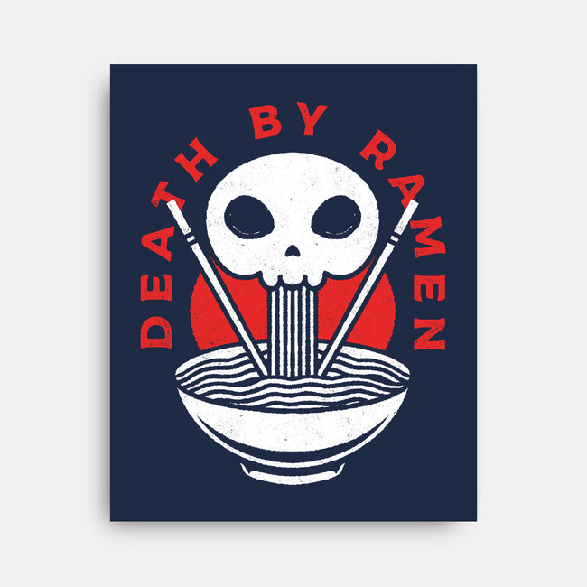 Death By Ramen Worth It-None-Stretched-Canvas-Alundrart