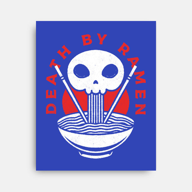 Death By Ramen Worth It-None-Stretched-Canvas-Alundrart