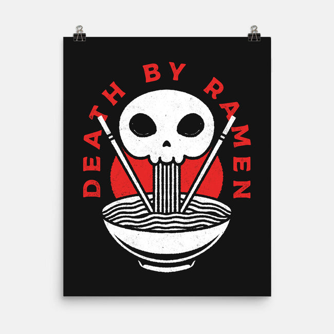 Death By Ramen Worth It-None-Matte-Poster-Alundrart