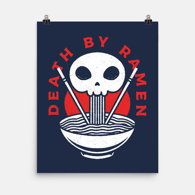 Death By Ramen Worth It-None-Matte-Poster-Alundrart