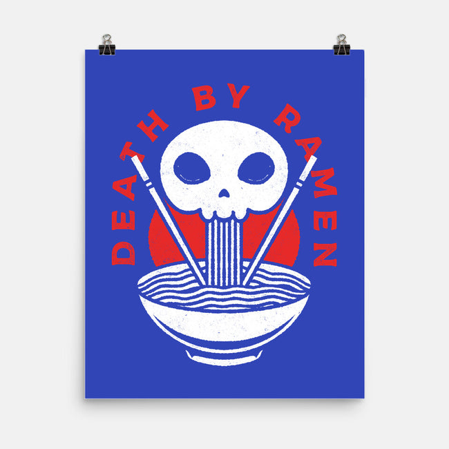 Death By Ramen Worth It-None-Matte-Poster-Alundrart