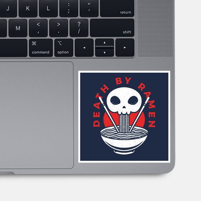 Death By Ramen Worth It-None-Glossy-Sticker-Alundrart