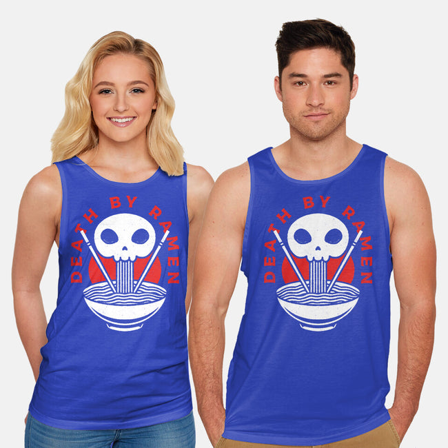 Death By Ramen Worth It-Unisex-Basic-Tank-Alundrart