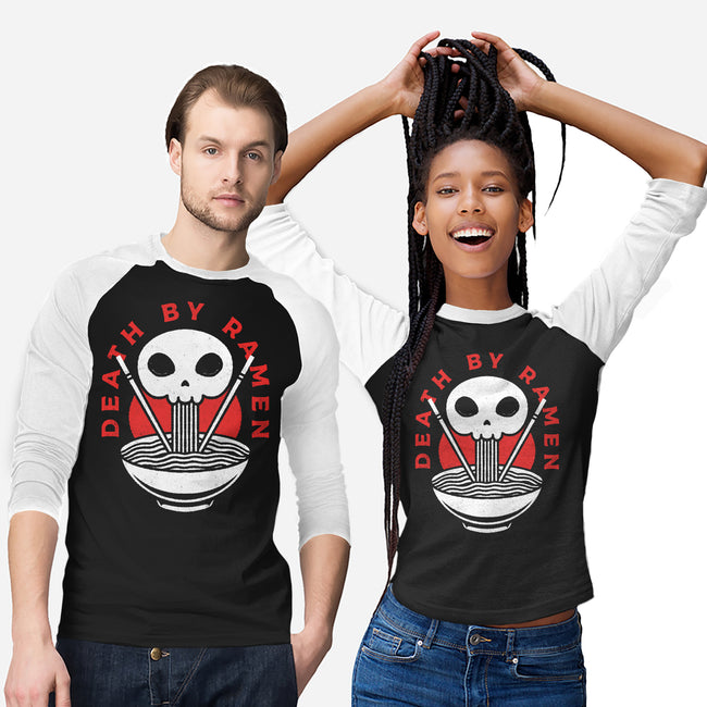 Death By Ramen Worth It-Unisex-Baseball-Tee-Alundrart