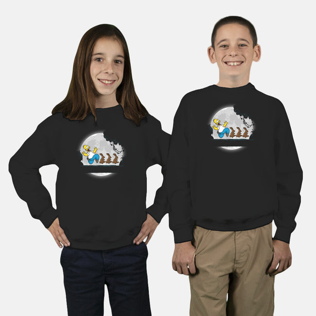 Hakuna Homerata-Youth-Crew Neck-Sweatshirt-Barbadifuoco