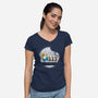 Hakuna Homerata-Womens-V-Neck-Tee-Barbadifuoco