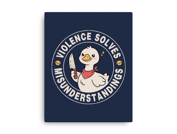 Violence Solves Misunderstandings