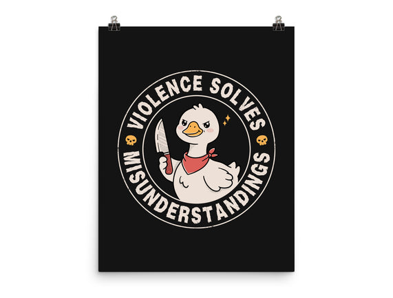 Violence Solves Misunderstandings
