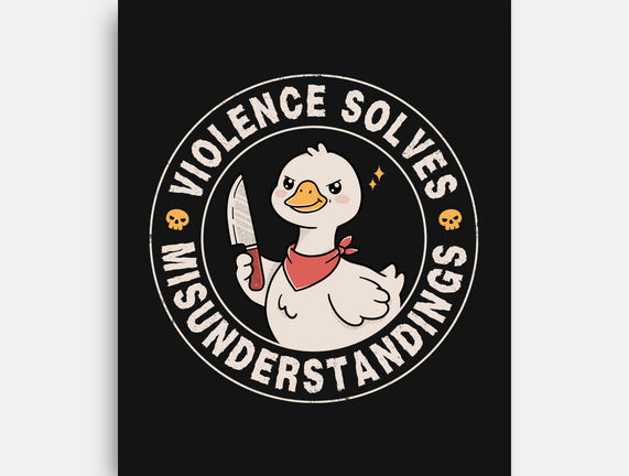 Violence Solves Misunderstandings
