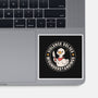 Violence Solves Misunderstandings-None-Glossy-Sticker-GODZILLARGE