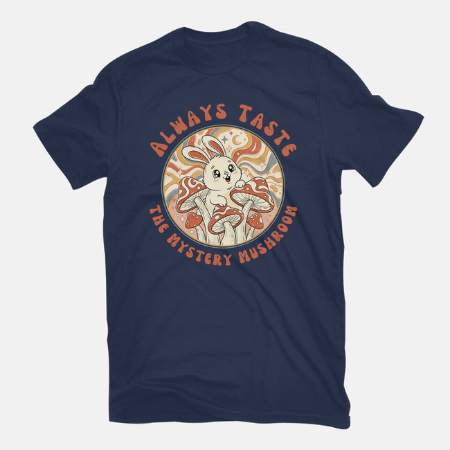 Mystery Mushroom-Womens-Basic-Tee-GODZILLARGE