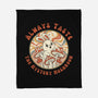 Mystery Mushroom-None-Fleece-Blanket-GODZILLARGE
