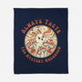 Mystery Mushroom-None-Fleece-Blanket-GODZILLARGE