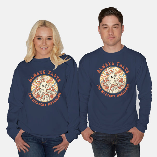 Mystery Mushroom-Unisex-Crew Neck-Sweatshirt-GODZILLARGE