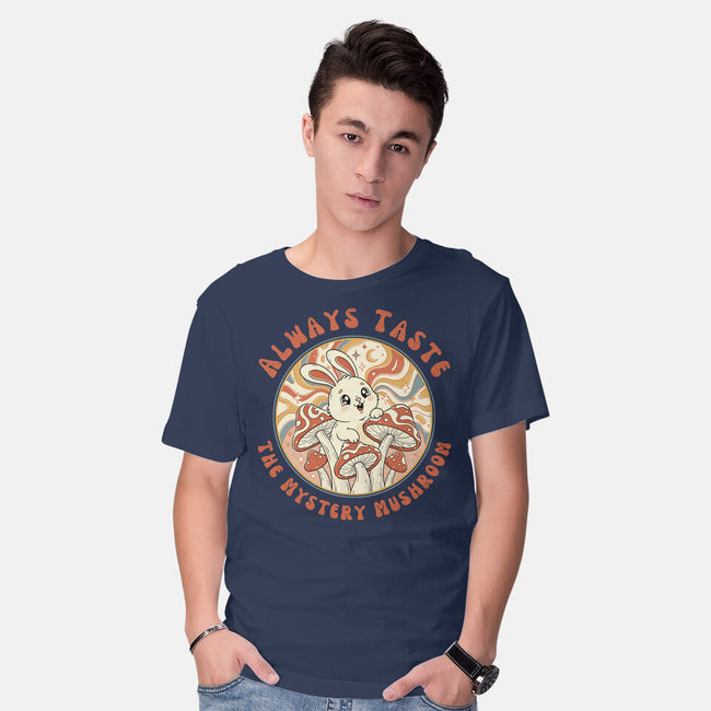 Mystery Mushroom-Mens-Basic-Tee-GODZILLARGE