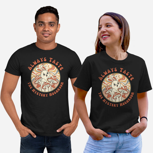 Mystery Mushroom-Unisex-Basic-Tee-GODZILLARGE