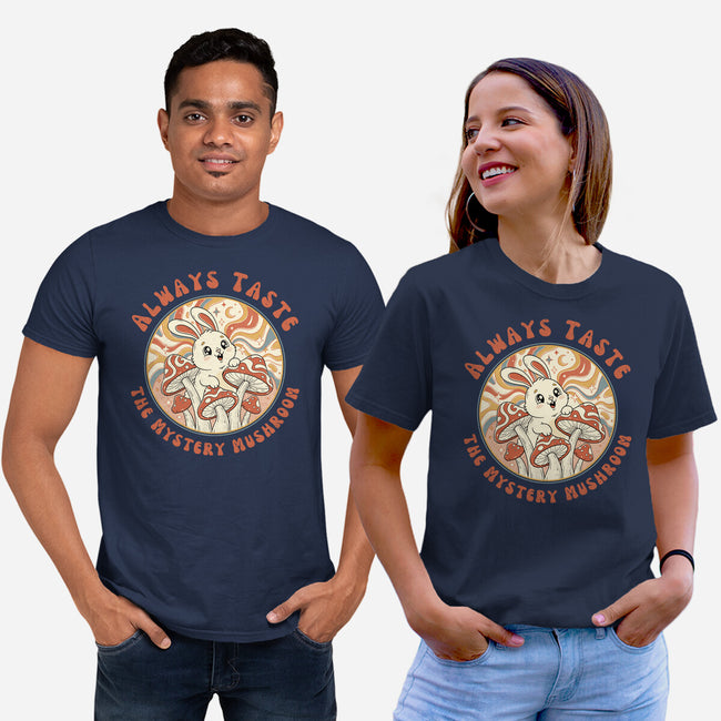 Mystery Mushroom-Unisex-Basic-Tee-GODZILLARGE