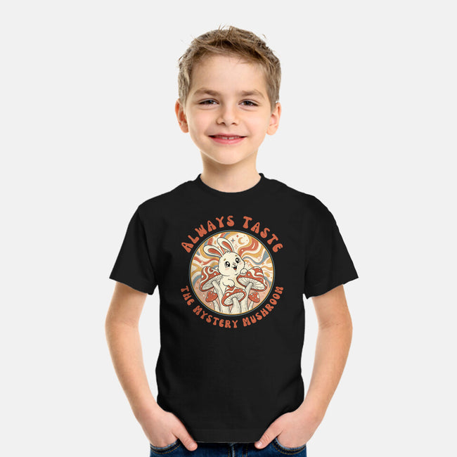 Mystery Mushroom-Youth-Basic-Tee-GODZILLARGE