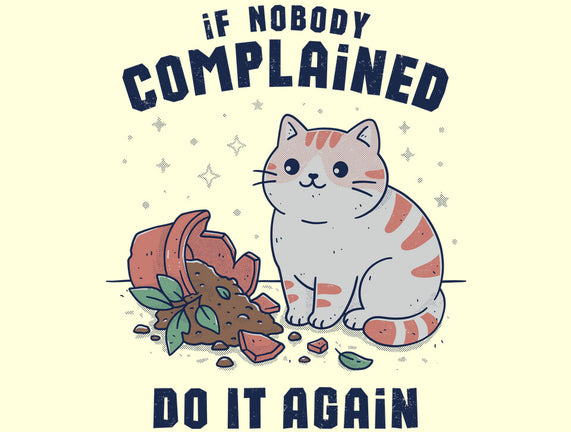 If Nobody Complained Do It Again