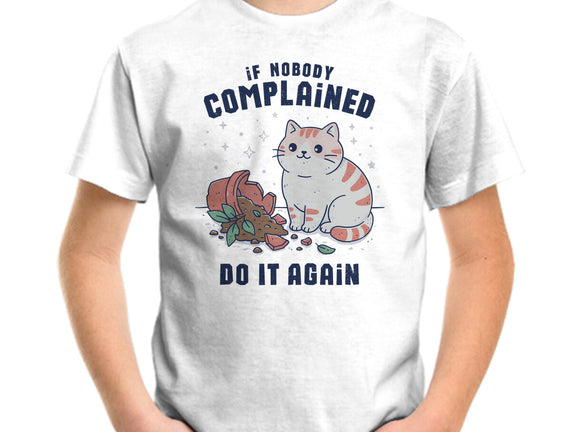 If Nobody Complained Do It Again