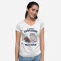 If Nobody Complained Do It Again-Womens-V-Neck-Tee-GODZILLARGE