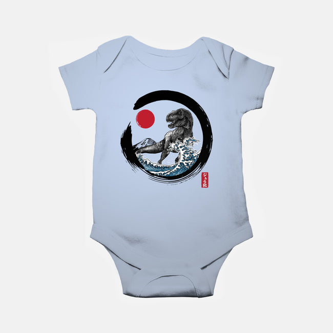 Enso T-Rex-Baby-Basic-Onesie-DrMonekers
