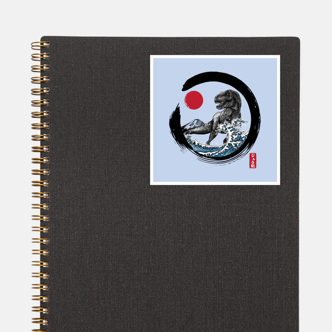 Enso T-Rex-None-Glossy-Sticker-DrMonekers