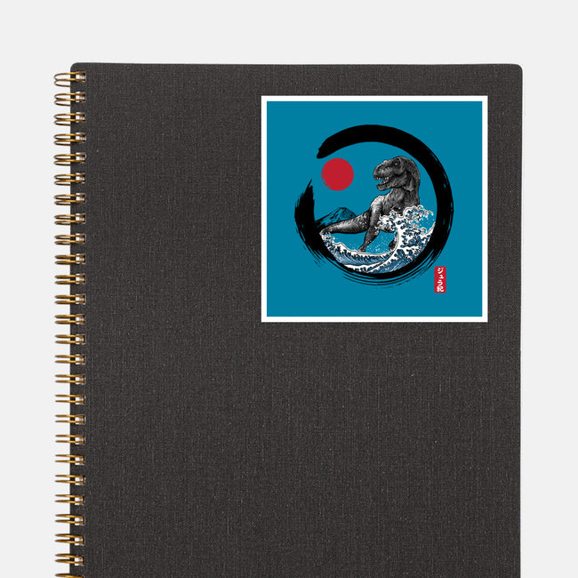 Enso T-Rex-None-Glossy-Sticker-DrMonekers