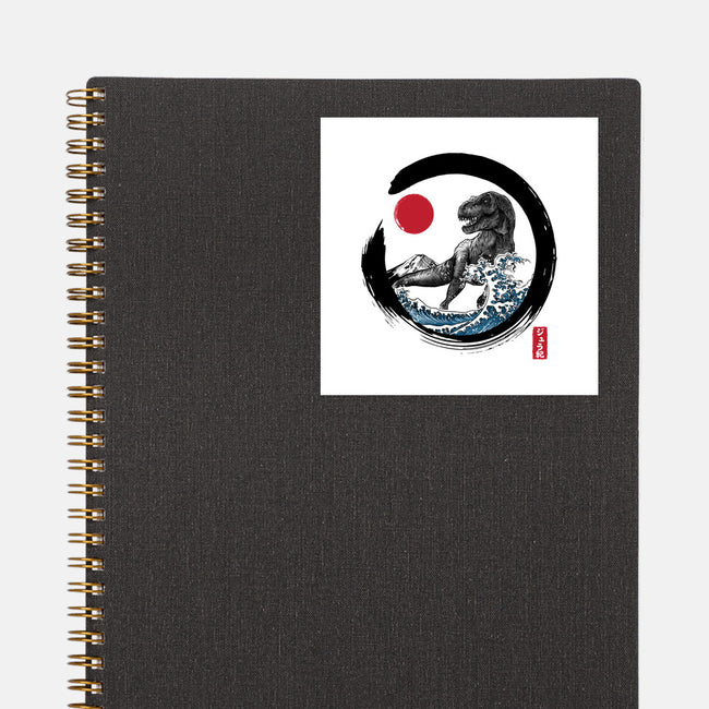 Enso T-Rex-None-Glossy-Sticker-DrMonekers