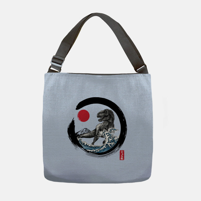 Enso T-Rex-None-Adjustable Tote-Bag-DrMonekers