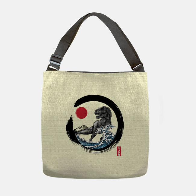 Enso T-Rex-None-Adjustable Tote-Bag-DrMonekers