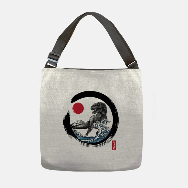 Enso T-Rex-None-Adjustable Tote-Bag-DrMonekers