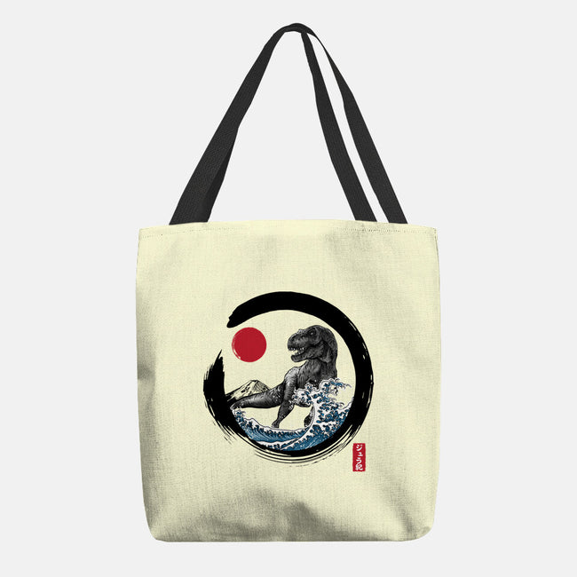 Enso T-Rex-None-Basic Tote-Bag-DrMonekers