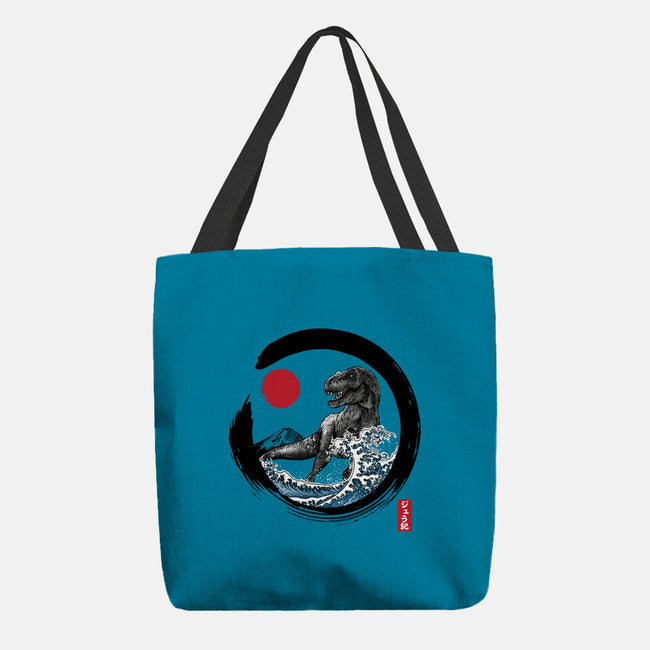 Enso T-Rex-None-Basic Tote-Bag-DrMonekers