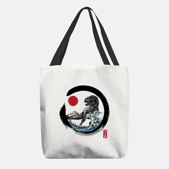 Enso T-Rex-None-Basic Tote-Bag-DrMonekers