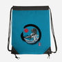 Enso T-Rex-None-Drawstring-Bag-DrMonekers