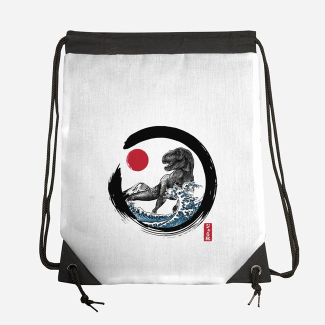 Enso T-Rex-None-Drawstring-Bag-DrMonekers